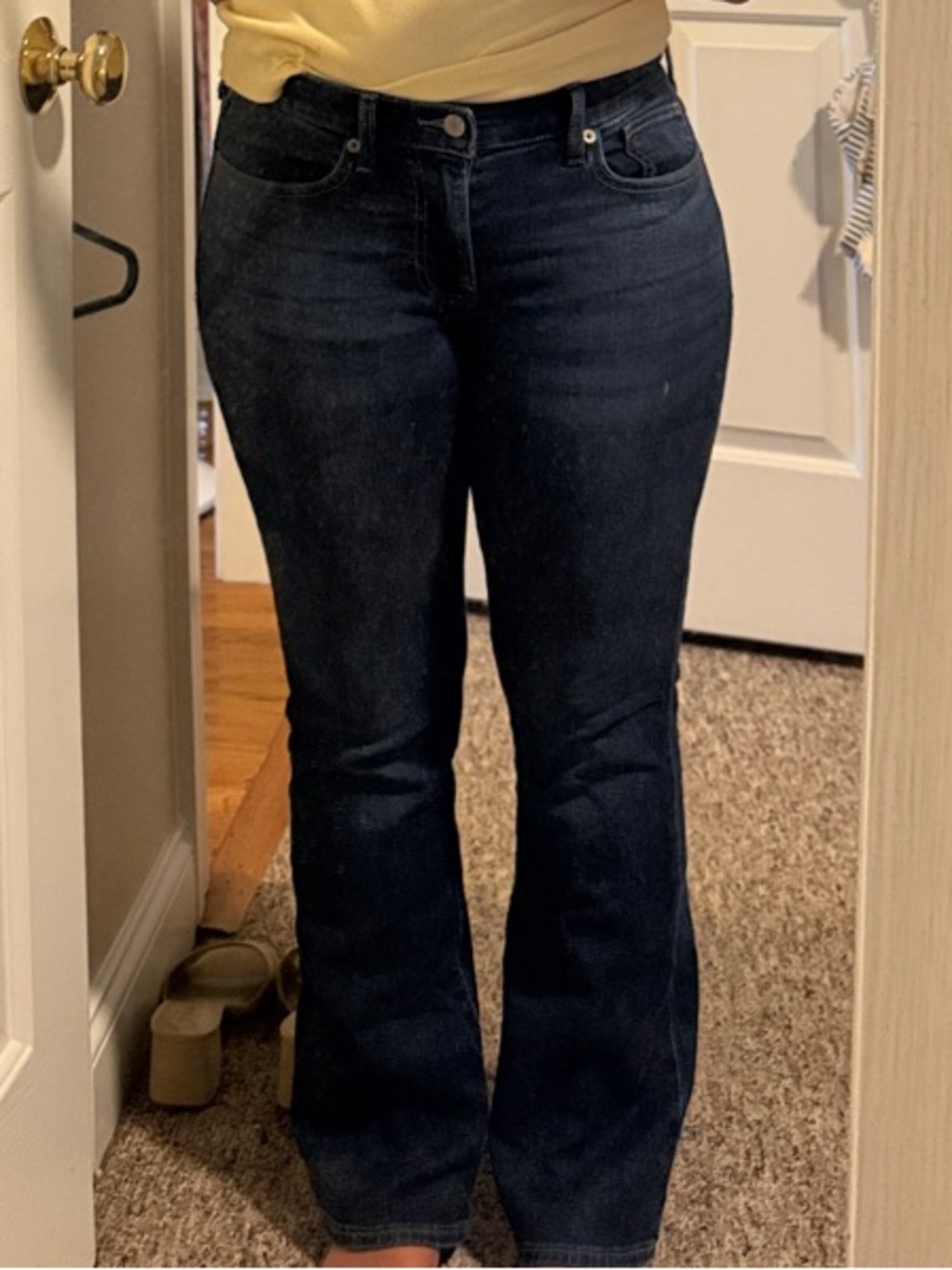 Lucky Brand Dark Indigo Flare Jeans